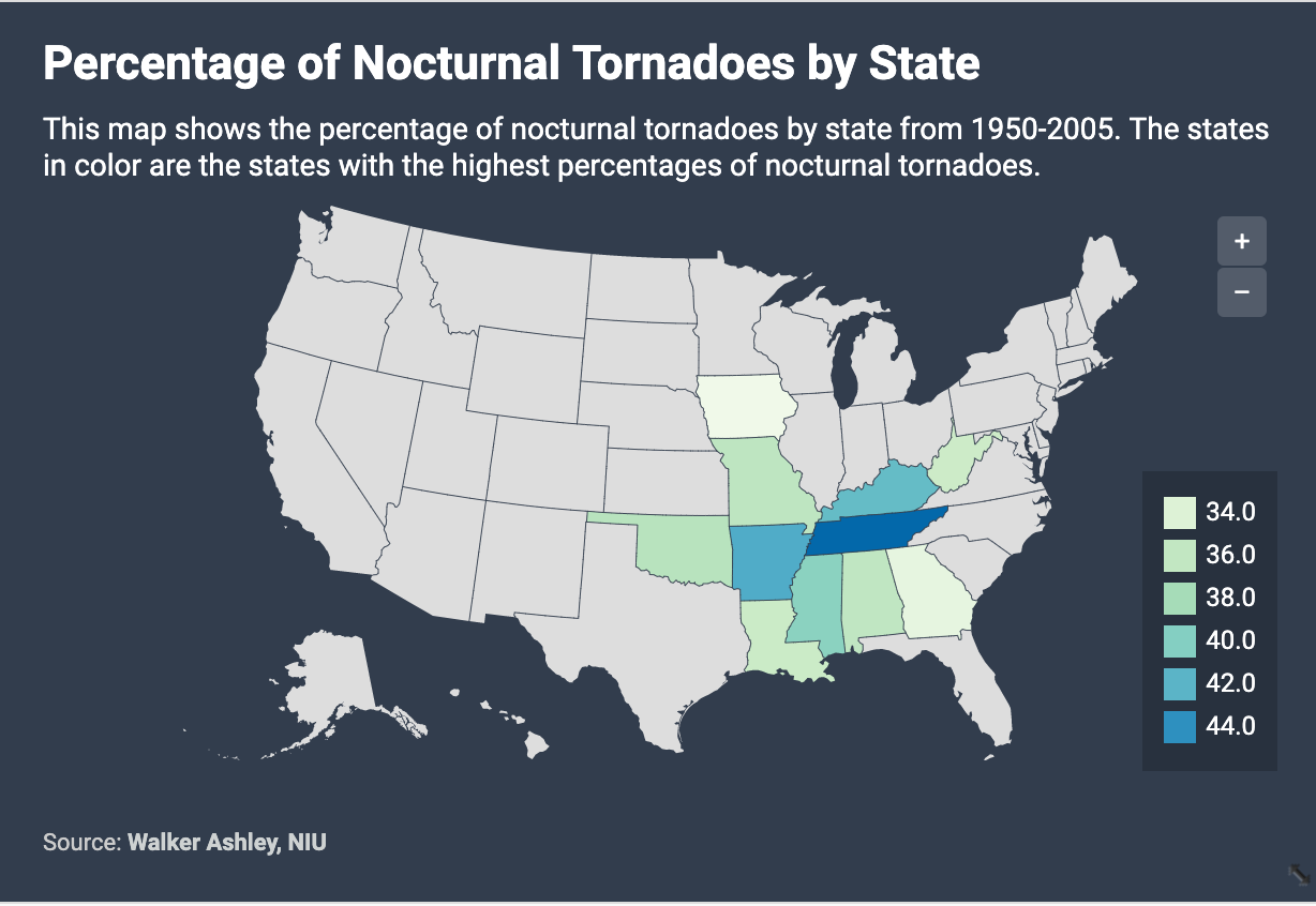 Tennessee's Tornadoes are the Deadliest Kind in the Country